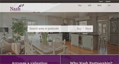 Desktop Screenshot of nashpartnership.co.uk