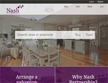 Tablet Screenshot of nashpartnership.co.uk